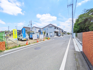 接道状況および現場風景