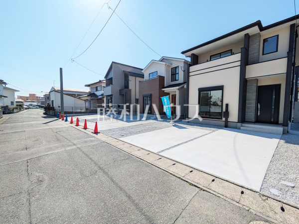 接道状況および現場風景 【福岡市東区奈多1丁目】 接道状況および現場風景 【福岡市東区奈多1丁目】