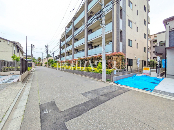 接道状況および現場風景 【国立市富士見台1丁目】 接道状況および現場風景 【国立市富士見台1丁目】
