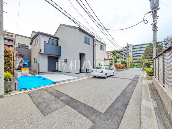 接道状況および現場風景 【国立市富士見台1丁目】 接道状況および現場風景 【国立市富士見台1丁目】