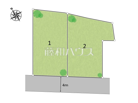 全体区画図 【昭島市緑町3丁目】