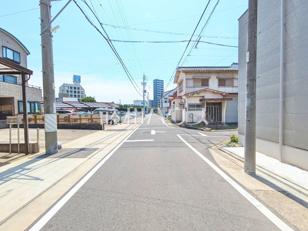 接道状況および現場風景 【名古屋市北区志賀町3丁目】 接道状況および現場風景 【名古屋市北区志賀町3丁目】