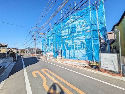 接道状況および現場風景 【東村山市久米川町2丁目】/撮影日2026/01/08