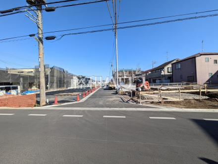 接道状況および現場風景 【東村山市久米川町2丁目】/撮影日2025/11/20