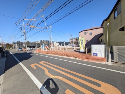 接道状況および現場風景 【東村山市久米川町2丁目】/撮影日2025/11/20