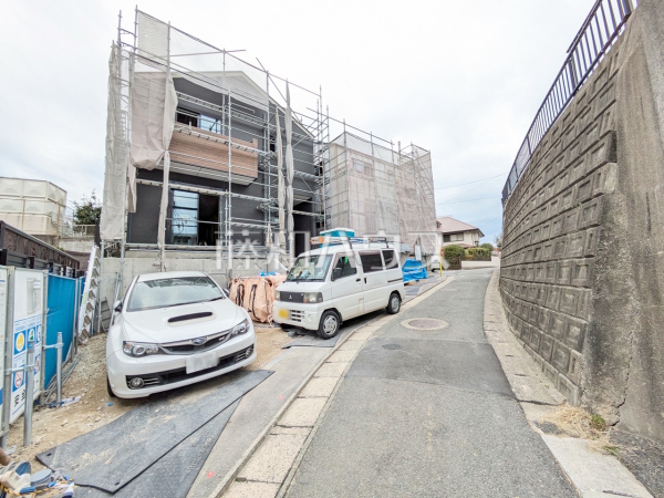 接道状況および現場風景 【福岡市城南区神松寺1丁目】 接道状況および現場風景 【福岡市城南区神松寺1丁目】