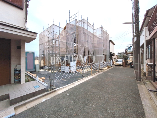 接道状況および現場風景 【練馬区西大泉2丁目】 接道状況および現場風景 【練馬区西大泉2丁目】