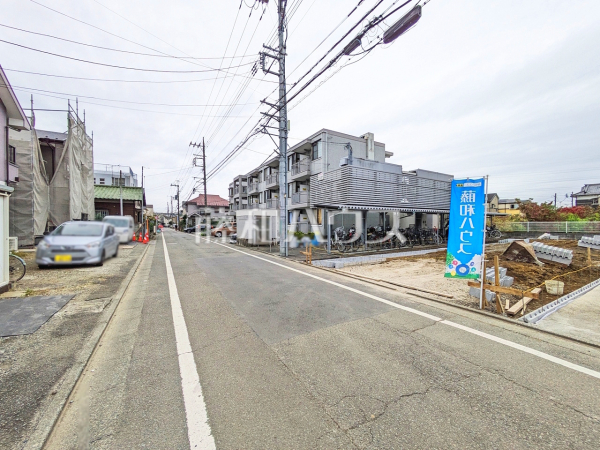 接道状況および現場風景 【国分寺市北町2丁目】 接道状況および現場風景 【国分寺市北町2丁目】