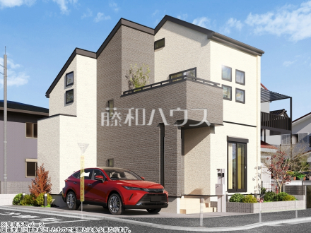 完成予想図(外観) 【小平市中島町】