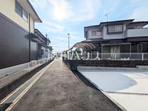 接道状況および現場風景 【糟屋郡粕屋町酒殿2丁目】 接道状況および現場風景 【糟屋郡粕屋町酒殿2丁目】