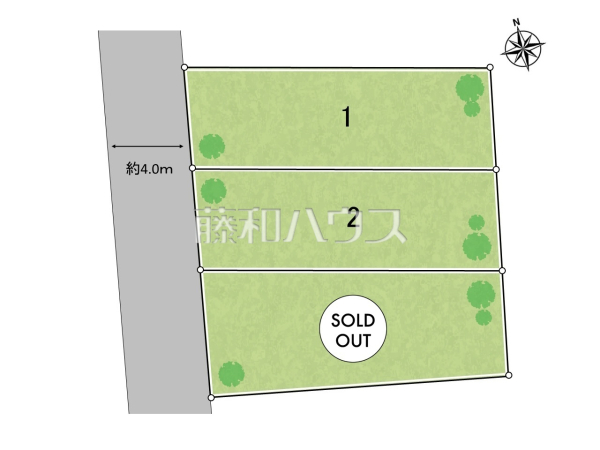 全体区画図 【杉並区宮前1丁目】 全体区画図 【杉並区宮前1丁目】