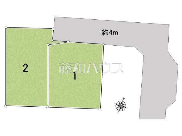全体区画図 【日野市日野台5丁目】 全体区画図 【日野市日野台5丁目】