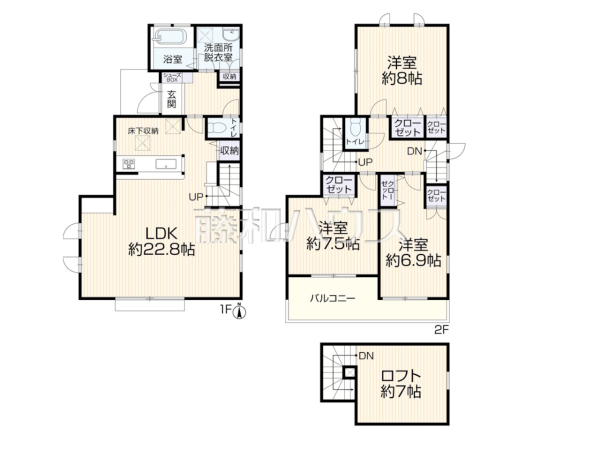 間取図 【西東京市北町4丁目】 間取図 【西東京市北町4丁目】