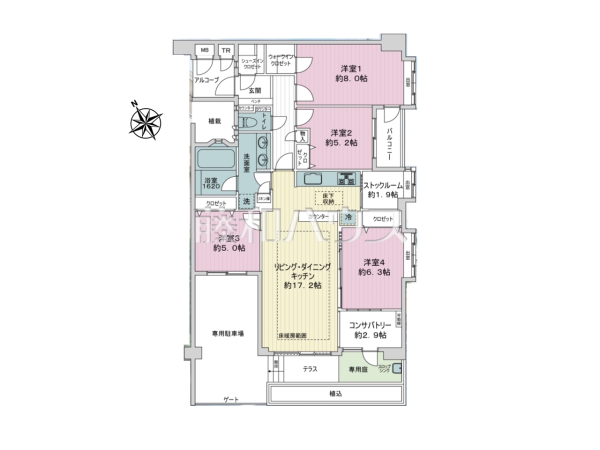 間取図 【ルイシャトレ府中フェアリーコート】 間取図 【ルイシャトレ府中フェアリーコート】