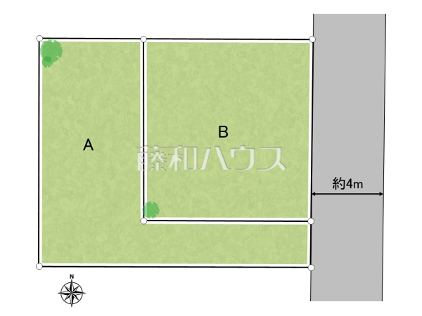 全体区画図 【八王子市散田町2丁目】 全体区画図 【八王子市散田町2丁目】