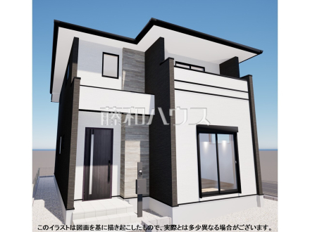 2号棟 完成予想図(外観) 【福岡市早良区重留2丁目】