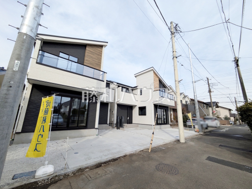 接道状況および現場風景 【調布市八雲台1丁目】