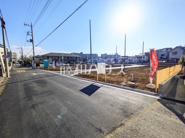 接道状況および現場風景 【東村山市栄町3丁目】 接道状況および現場風景 【東村山市栄町3丁目】