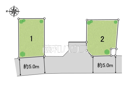 全体区画図 【小平市小川町1丁目】