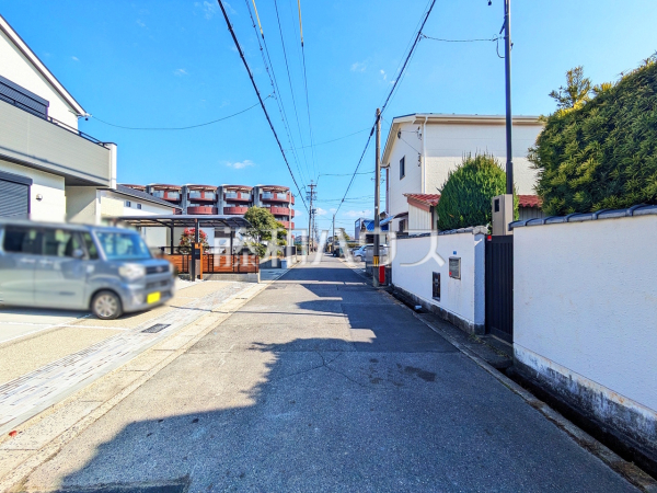 接道状況および現場風景 【名古屋市守山区小幡南2丁目】 接道状況および現場風景 【名古屋市守山区小幡南2丁目】