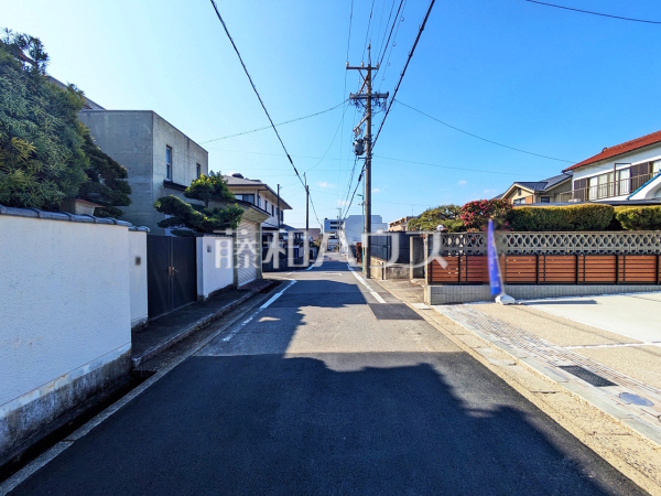 接道状況および現場風景 【名古屋市守山区小幡南2丁目】 接道状況および現場風景 【名古屋市守山区小幡南2丁目】
