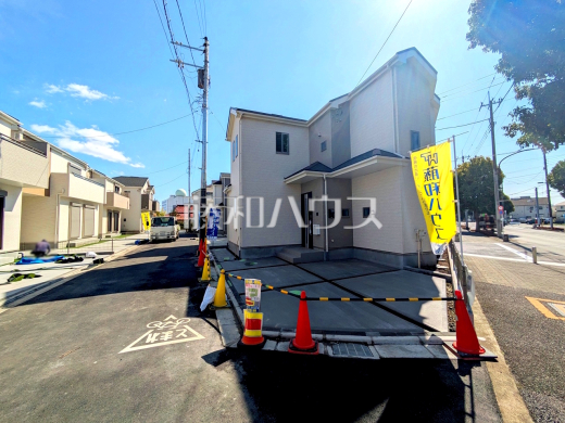 接道状況および現場風景 【府中市日新町3丁目】