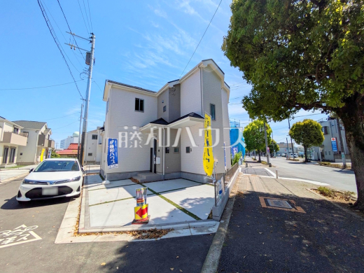 F号棟 接道状況および現場風景 【府中市日新町3丁目】