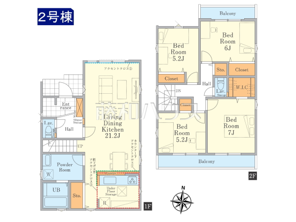 2号棟 間取図 【日野市大字日野】
パントリーやWIC、土間収納など収納豊富な4LDKの間取りになります!建物のプレゼンもいたしますので、お気軽にお問い合わせください♪ 2号棟 間取図 【日野市大字日野】
パントリーやWIC、土間収納など収納豊富な4LDKの間取りになります!建物のプレゼンもいたしますので、お気軽にお問い合わせください♪