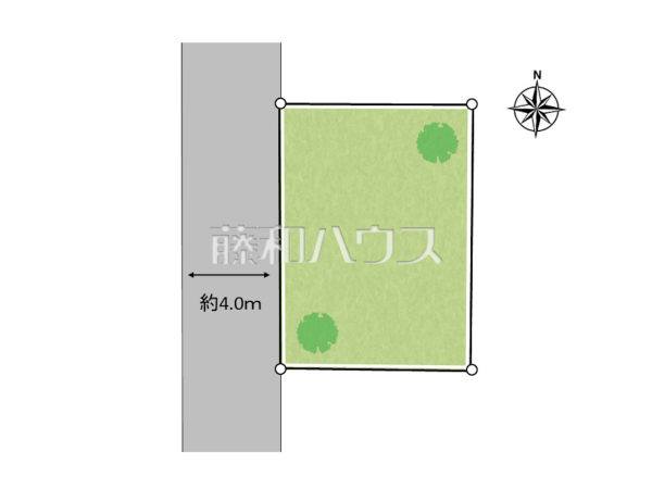 区画図 【国立市北3丁目】 区画図 【国立市北3丁目】