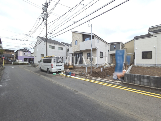 接道状況および現場風景 【日野市万願寺6丁目】