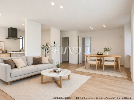 1号棟 リビング 【日野市万願寺6丁目】