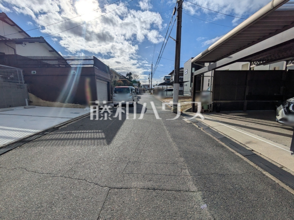 接道状況および現場風景 【春日井市藤山台8丁目】 接道状況および現場風景 【春日井市藤山台8丁目】