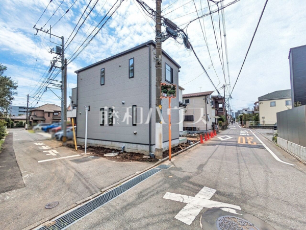 接道状況および現場風景 【立川市栄町3丁目】 接道状況および現場風景 【立川市栄町3丁目】