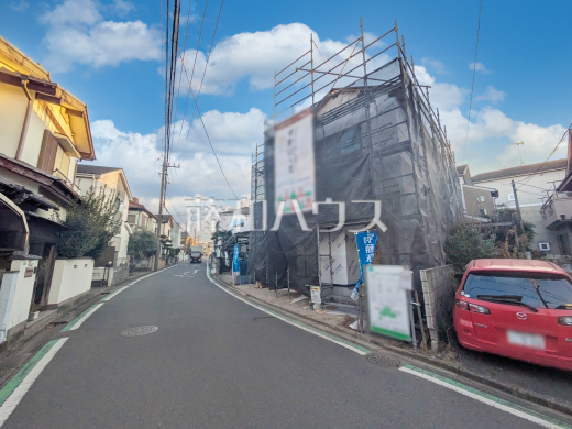 接道状況および現場風景 【新座市道場1丁目】