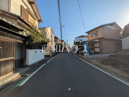 接道状況および現場風景 【新座市道場1丁目】/撮影日2025/12/01