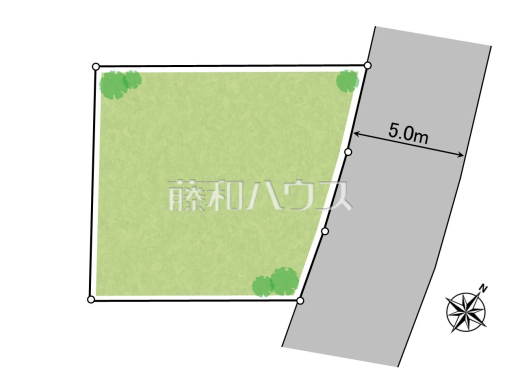 全体区画図 【新座市道場1丁目】