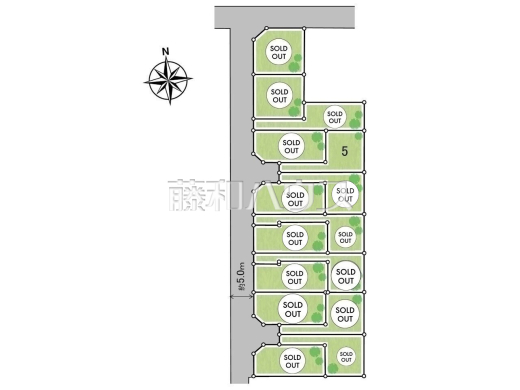 全体区画図 【小平市小川町2丁目】