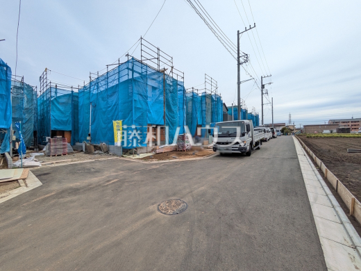 接道状況および現場風景 【小平市小川町2丁目】