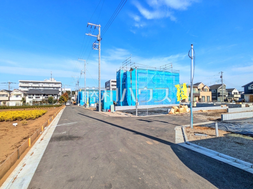 接道状況および現場風景 【小平市小川町2丁目】