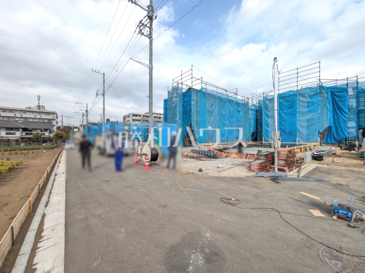 接道状況および現場風景 【小平市小川町2丁目】