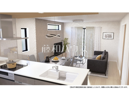 5号棟 完成予想図(内観) 【小平市小川町2丁目】