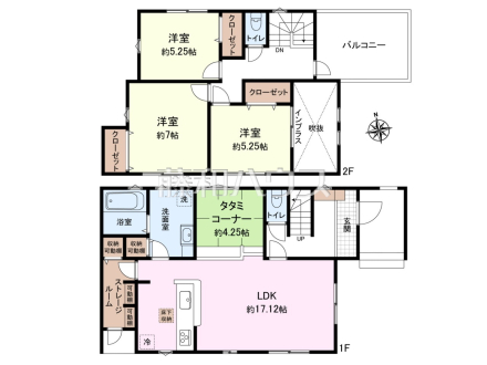 間取図 【国分寺市本多4丁目】 見学はしたいけど、なかなか時間が取れない・・・そんな方に出勤前や仕事終わりにマイホームを見学できるサポートをいたします