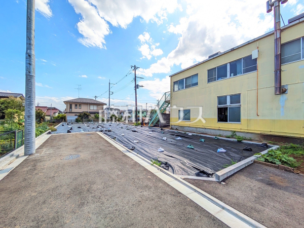 接道状況および現場風景 【武蔵村山市三ツ木3丁目】 接道状況および現場風景 【武蔵村山市三ツ木3丁目】