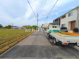 接道状況および現場風景 【岩倉市曽野町宮前】 接道状況および現場風景 【岩倉市曽野町宮前】