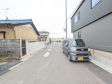 接道状況および現場風景 【岩倉市曽野町宮前】 接道状況および現場風景 【岩倉市曽野町宮前】