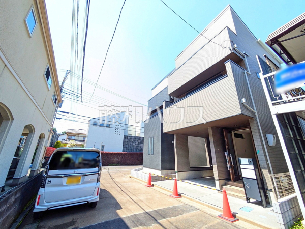 接道状況および現場風景 【八王子市万町】 接道状況および現場風景 【八王子市万町】