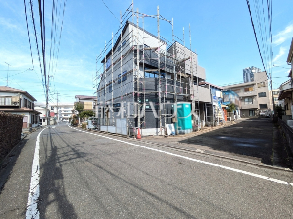 接道状況および現場風景 【八王子市万町】 接道状況および現場風景 【八王子市万町】