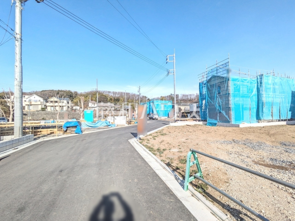 接道状況および現場風景 【八王子市石川町】 接道状況および現場風景 【八王子市石川町】