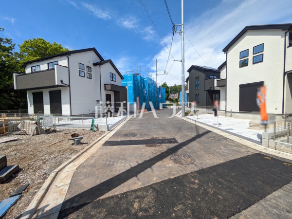 接道状況および現場風景 【八王子市石川町】 接道状況および現場風景 【八王子市石川町】
