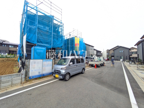 接道状況および現場風景 【武蔵村山市神明1丁目】 接道状況および現場風景 【武蔵村山市神明1丁目】